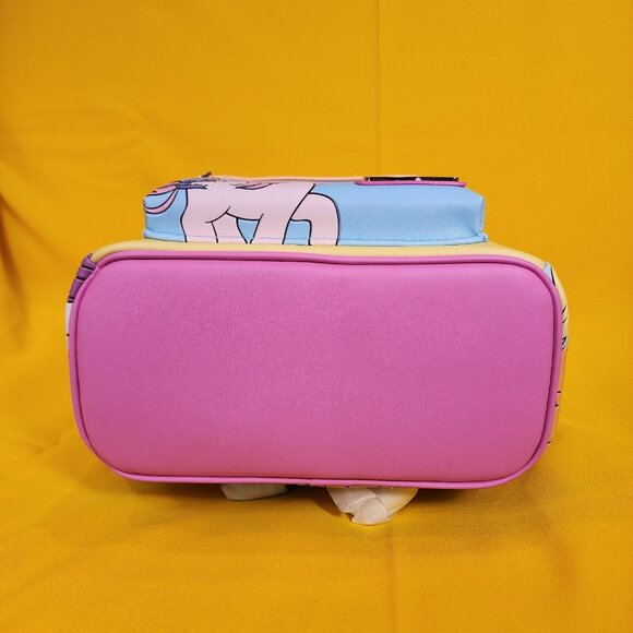 Loungefly My Little Pony Color Block Pastel Bright Mini Backpack NEW